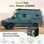 12V 100Ah LiFePO4 Battery with Bluetooth, BCI Group 24, Built-in 100A BMS - Image 6