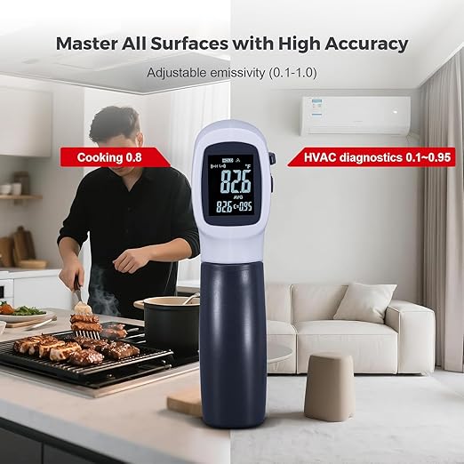 Temperature Gun for Meat, Automotive Infrared Thermometer Gun - Image 2