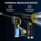 Compressed Air Duster, Electric Air Duster, Handheld Cordless Air Duster - Image 2