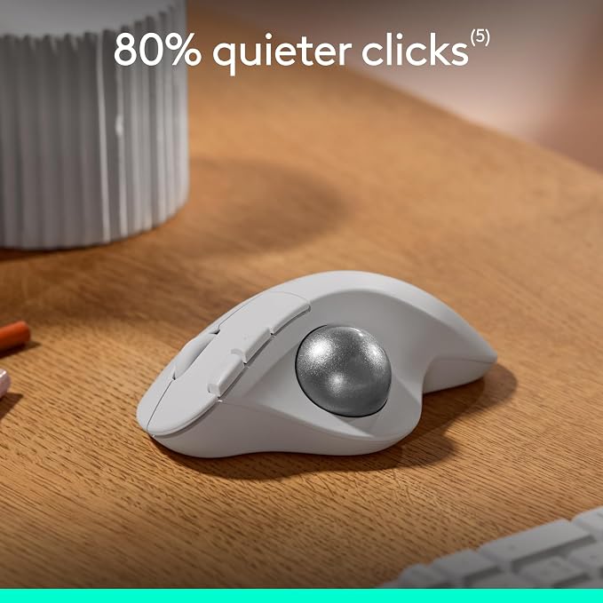 Logitech Ergo M575S Wireless Trackball Mouse, Wireless Ergonomic Mouse - Image 7