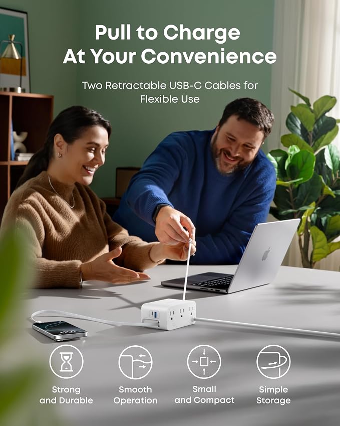 Anker Nano Charging Station, 7-in-1 USB-C Power Strip - Image 4