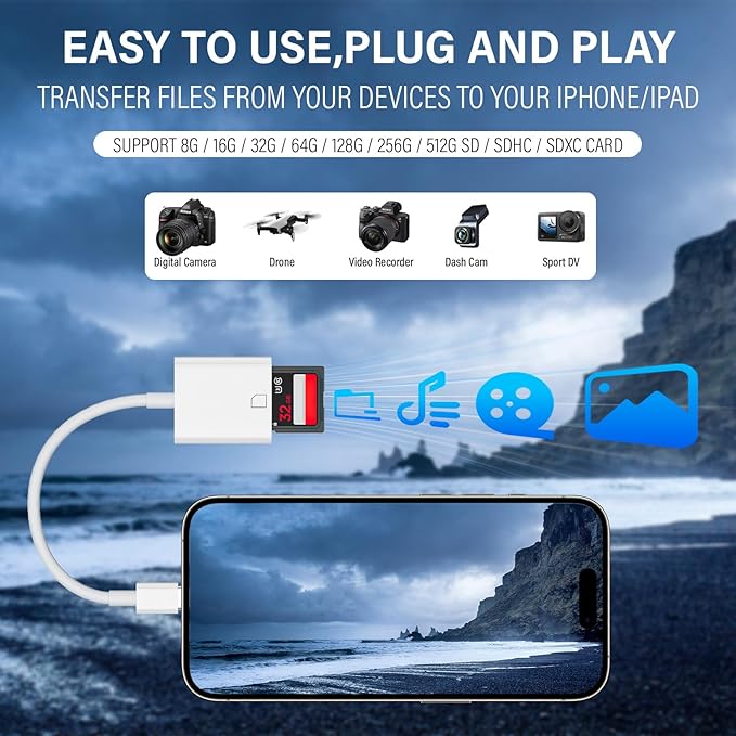 USB C SD Card Reader, Type C SD Memory Card Reader Micro SD Card Reader - Image 2