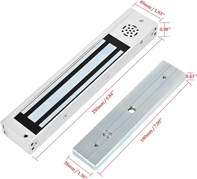 Smart Door Access Control System 600lbs Magnetic Lock Kit - Image 3