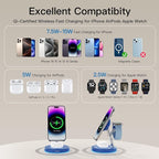 New 3 in 1 Charging Station for Apple Compatible - Image 9
