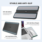 AboveTEK Portable Laptop Lap Desk w/Retractable Left/Right Mouse Pad Tray - Image 7
