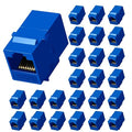 Cat6 RJ45 Keystone Coupler 25-Pack, Ethernet Coupler Female to Female, Ethernet by Unknown