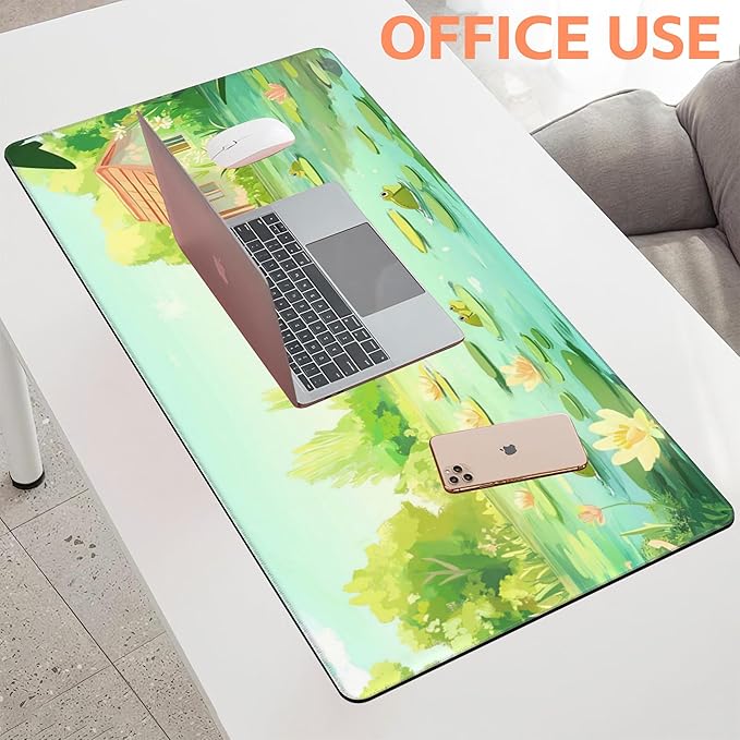 Mouse Pad Large Frog in The Water Non-Slip Game Desk Mat - Image 5
