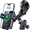 MOKPR Wireless Car Charger, 15W Auto Clamping Car Charger Dash Windshield Air by MOKPR