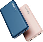 2-Pack Portable Charger, Slimmer 10000mAh Power Bank, USB C in&Out Fast by EVOPOW