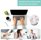 Mouse Pad with Wrist Support, Ergonomic Mouse Pad with Memory Foam Wrist Rest - Image 5