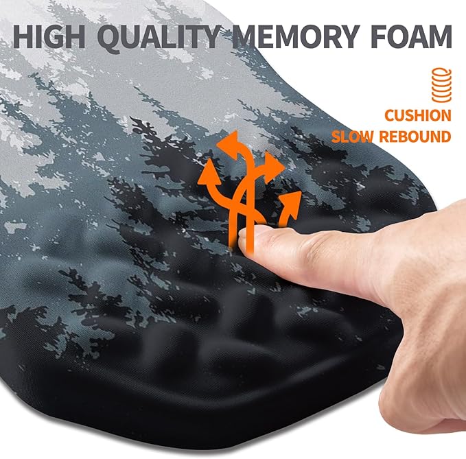 Ergonomic Slope Mouse Pad Wrist Support, Wrist Rest Mousepad - Image 3
