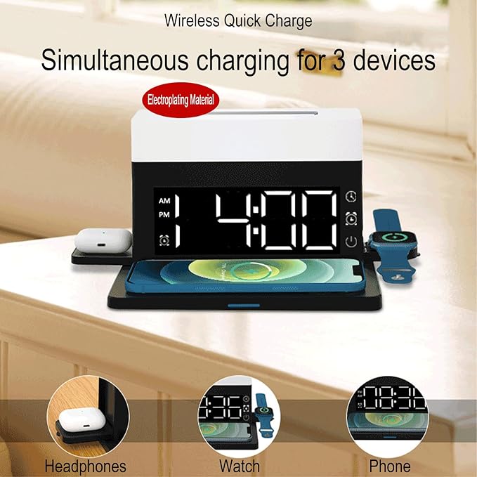 6 in 1 Wireless Charger, 15W Fast Charging Station - Image 3
