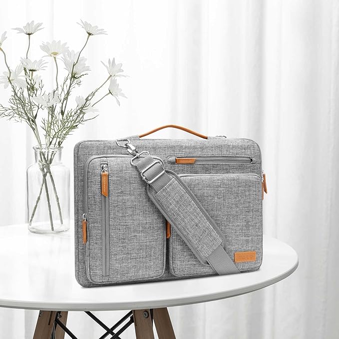 MOSISO 360 Protective Laptop Shoulder Bag, 14 inch Computer Bag Compatible - Image 6