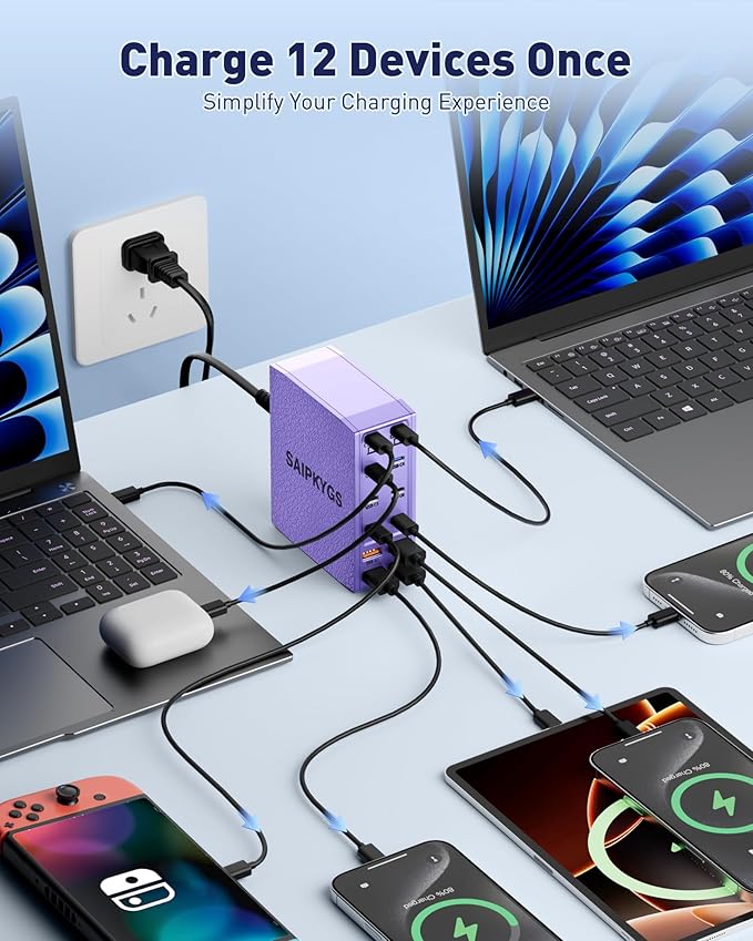 Charging Station, 12-Port USB C Charger Block - Image 4
