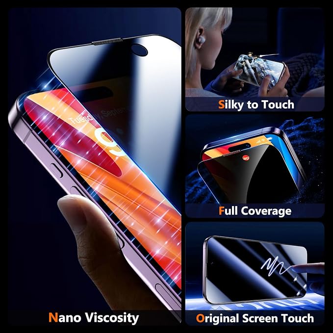UniqueMe for iPhone 14 Pro Max Privacy Screen Protector - Image 7