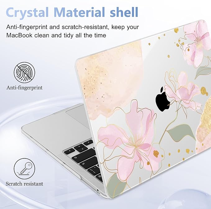 Case for MacBook Pro 13 inch with/Without Touch Bar, Hard Shell + Keyboard - Image 6