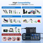 500W Pure Sine Wave Voltage Converter US to Europe, 220V to 110V Converter - Image 4