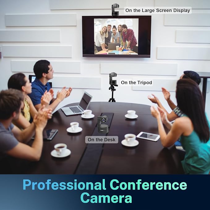 USB C Webcam PTZ Webcam, 4K Streaming Web Camera - Image 6