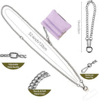 Clip and Go Strap for Phone Silver Metal Chain - Image 4