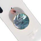 OnTheGrip Cute Natural Seashell Design Round Shape Collapsible Mobile Phone by OnTheGripofficial