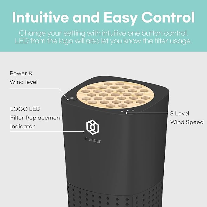 IMUNSEN M-003B True HEPA 13 Filter Air Purifier - Image 6