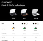 Fluance RT80 Classic High Fidelity Vinyl Turntable Record Player - Image 6