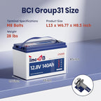 12.8V 140Ah Lithium Battery, LiFePO4 Battery - Image 6