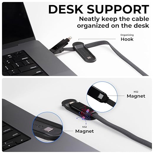 Rolling Square inCharge XL 6-in-1 Multi Charging Cable - Image 5