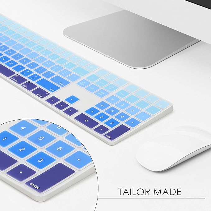 Allinside Ombre Blue Cover for Apple iMac Magic Wireless Keyboard - Image 3
