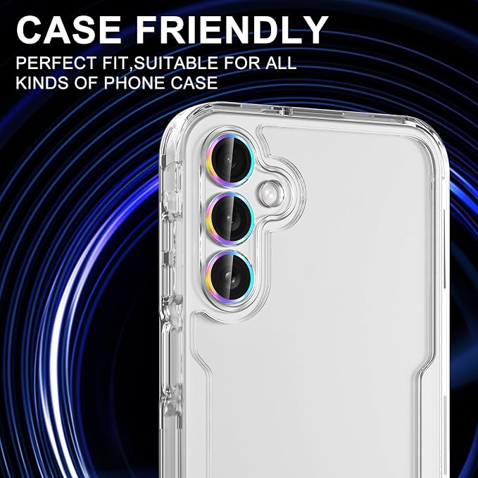 for Samsung Galaxy A16 Camera Lens Protector, Individual Metal Ring Tempered - Image 5