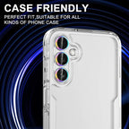 for Samsung Galaxy A16 Camera Lens Protector, Individual Metal Ring Tempered - Image 5