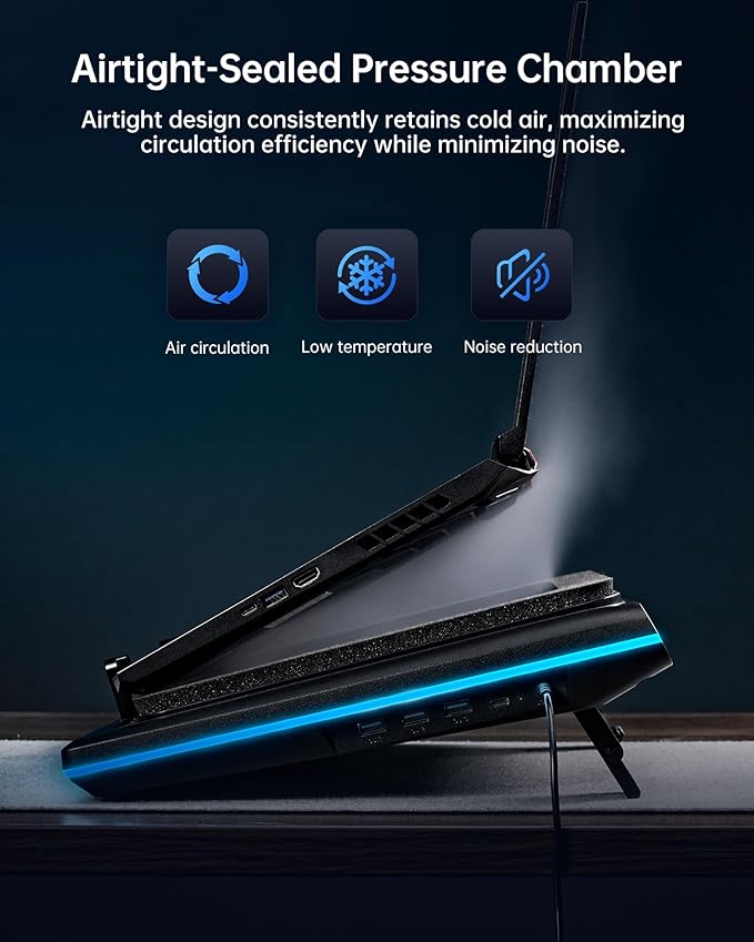 llano V12 Ultra Laptop Cooling Pad - Image 4