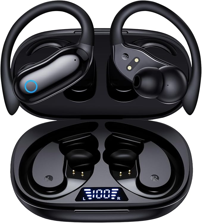 GNMN Active Noise Cancelling Ear Buds Wireless Earbuds 96hrs Playback Bluetooth by GNMN