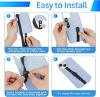 3 PCS Phone Loop Strap Clip Finger Grip Holder Stretchable Flexible Elastic - Image 4