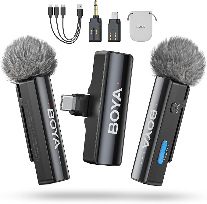 BOYA BOYALINK 2 A2 Wireless Lavalier Microphone by BOYA