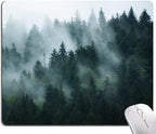 Mouse Pad, Forest Mouse Pad Rectangle Custom Designs, Waterproof Anti-Slip by KUOSGM