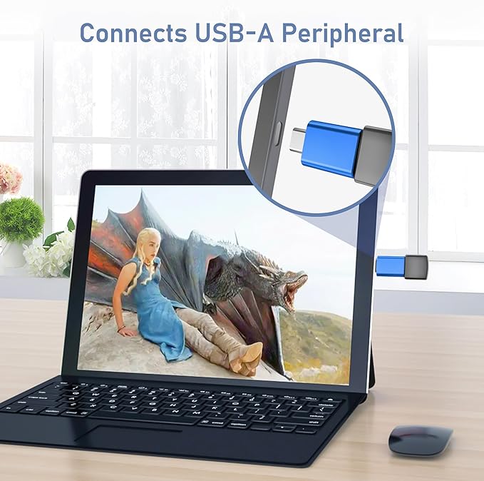 Basesailor USB C to USB Adapter 3Pack, USBC Male to USBA 3.0 Female OTG Adapter - Image 5