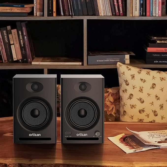 Ortizan C7 Dual-Mode 2.0 Studio Monitors, Active Monitor Speakers - Image 5
