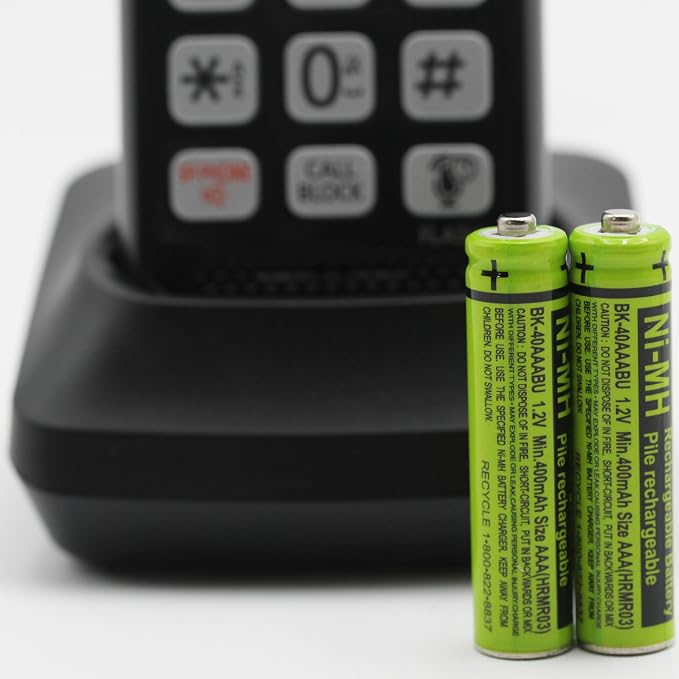 2 BK-40AAABU 1.2V 400mAh Battery Packs - Image 4