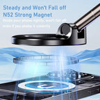 Vacuum Magnetic Phone Holder, 360° Adjustable Magnetic Car Mount, Foldable - Image 2