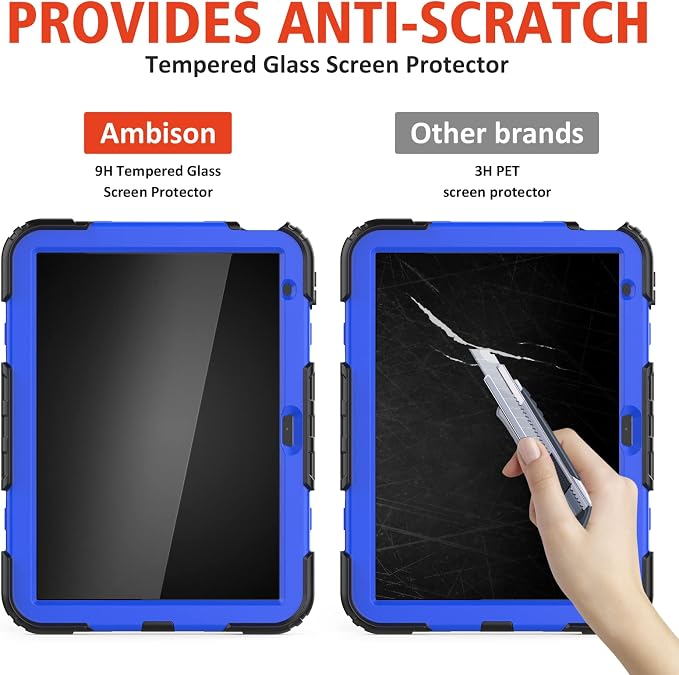 Ambison Case for iPad A16 11th/10th Generation 11"/10.9'' 2025/2022, Heavy Duty - Image 7