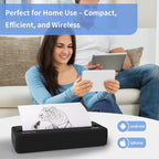 Inkless Portable Printer for Travel, Wireless Thermal Printer Support 8.5 x 11 - Image 9