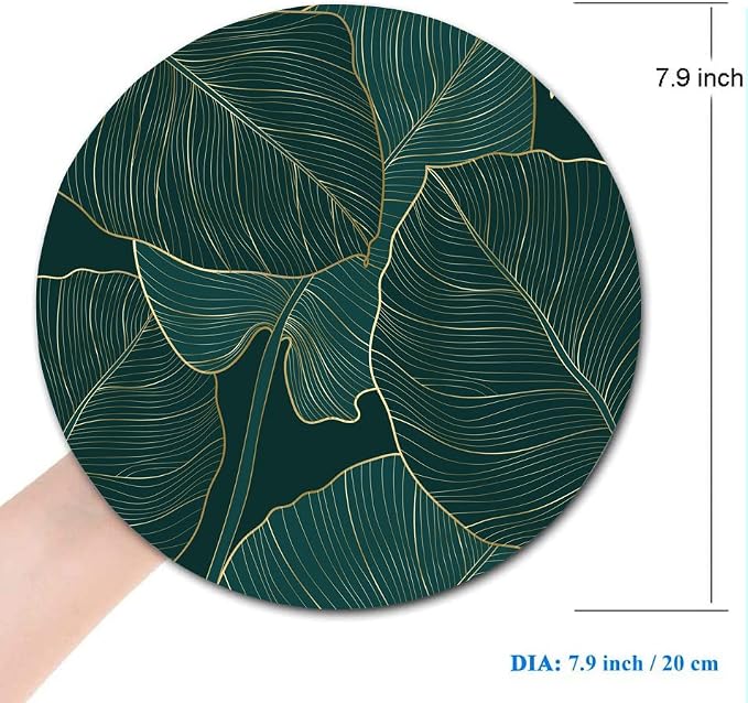 Mouse Pad, Round Computer Mouse Mat - Image 2