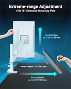 Heavy Duty Monitor Arm for 13-49 Inch Ultrawide Screens, Holds Up to 44lbs - Image 3