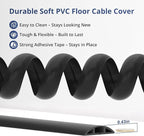 ZhiYo 10ft Cord Covers for Wires on Floor, Cord Hider Floor Hide Extension Cords - Image 4