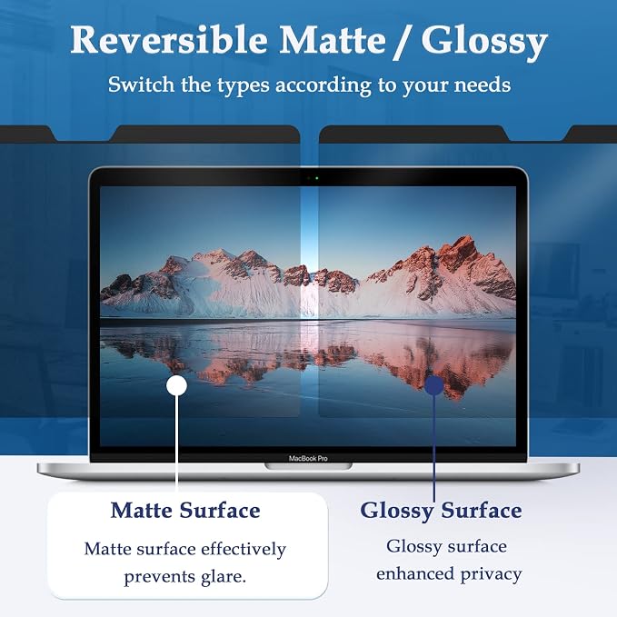 Privacy Screen MacBook Pro 13 Inch and MacBook Air 13 In, Magnetic Removable - Image 7