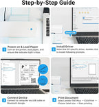 ORGSTA Bluetooth Thermal Shipping Label Printer T001-Plus Wireless 4x6 Shipping - Image 6