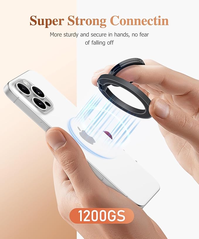 GVIEWIN Magnetic Phone Ring Holder, Compatible - Image 2