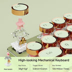 EWEADN Typewriter Style Mechanical Gaming Keyboard, Wired Mechanical Keyboards - Image 4
