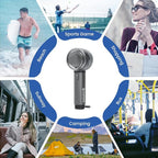 AIRMATE Portable Handheld Fan, 5 Wind Speed Adjustable, 3000mAh Battery - Image 8